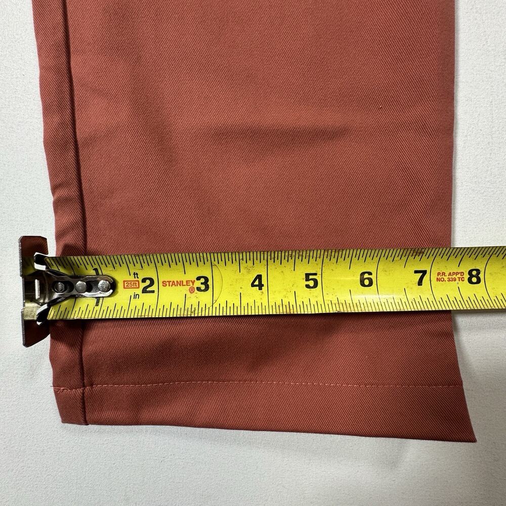 Charles Tyrwhitt Rust Chinos 32x32 Hemmed 29 Slim Fit Non Iron Pants NEW NWT - Picture 4 of 9